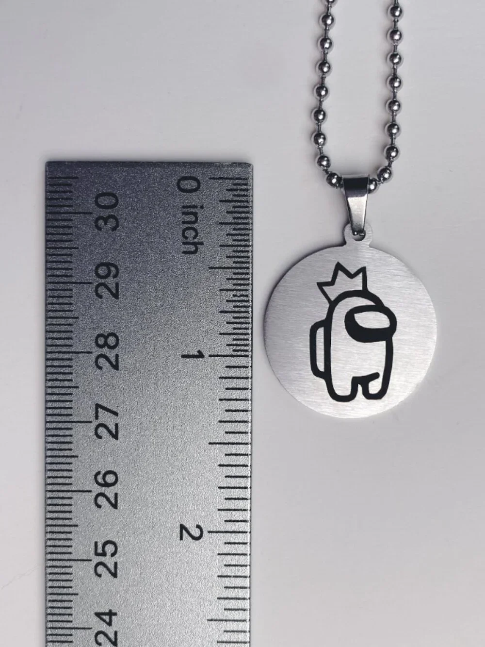 Among Us Stainless Steel Crewmate Kids Video Game Character Pendant Necklace
